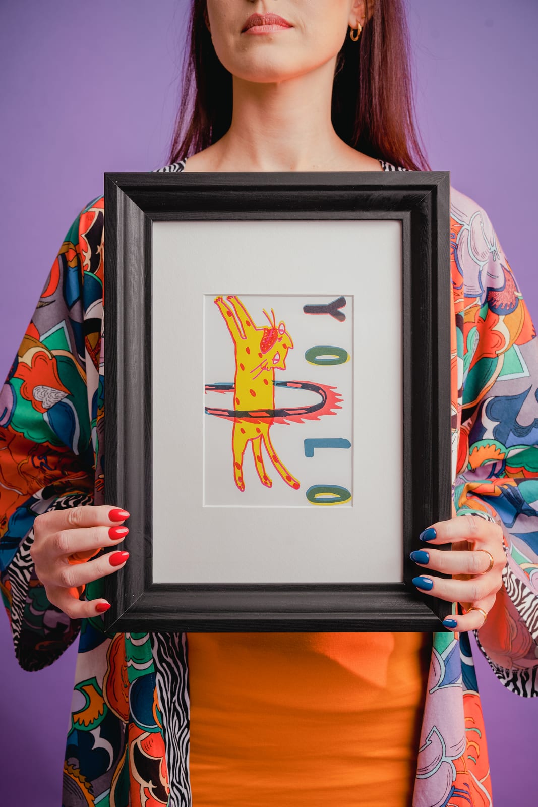 YOLO Cat — Mini Print